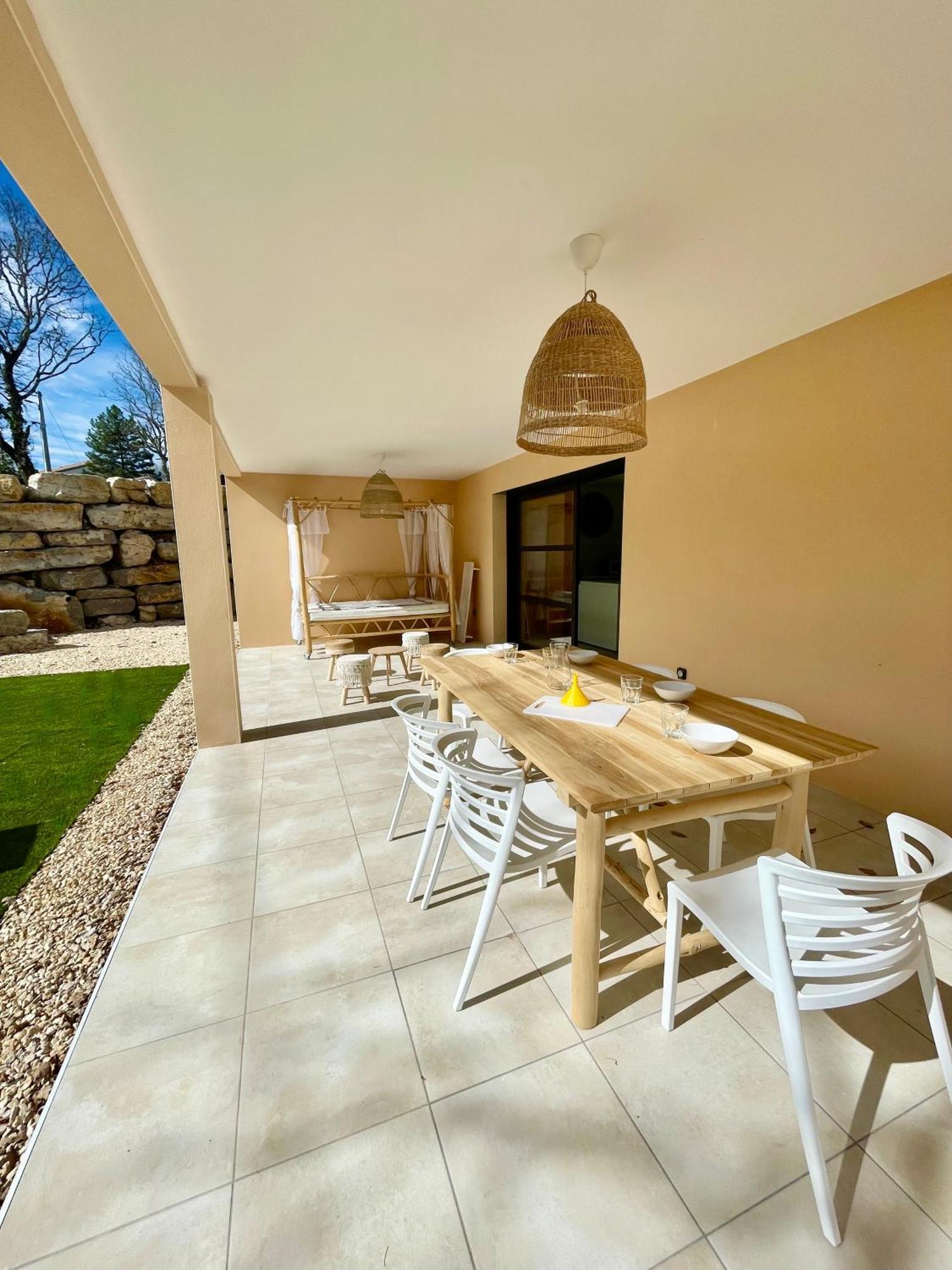 Côté nature Chauzon Extérieur photo